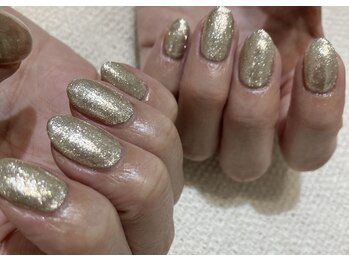 カルフールノア 綾瀬店(carrefour Noa)/ラメワンカラーネイル