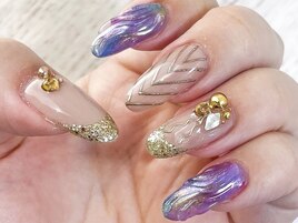 エスニックネイル　8800円