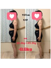 ウェル整体院/50代女性/-8.6kg
