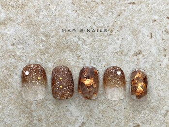マリーネイルズ 心斎橋店(MARIE NAILS)/定額¥6,600 箔 1009c