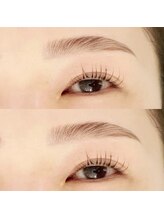 カリノ(carino)/一緒に作るアイブロウパーマ+Wax