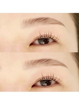 カリノ(carino)/一緒に作るアイブロウパーマ+Wax