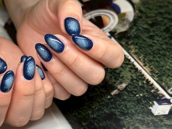 アース コアフュールボーテ ふじみ野店(EARTH coiffure beaute)/デニムネイル ¥12500