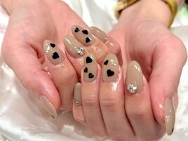 ハートホロネイル