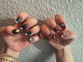 マグネットハートネイル