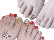 マニル アンド ネトラ(manil & netola)/フットネイルストーン敷き詰め