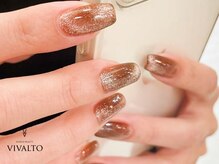ワールド ビューティ ヴィヴァルト 宝塚店(WORLD BEAUTY VIVALTO)/マグネットネイル/秋ネイル