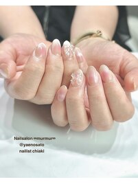ワンホンチークネイル