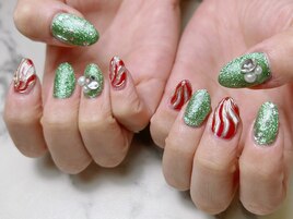 クリスマスネイル