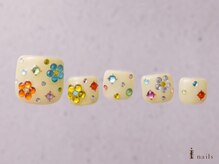 アイネイルズ 横浜WEST店(I-nails)/Y２Kビジューお花11500円