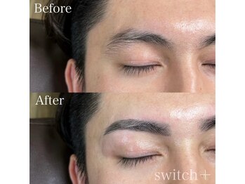 スイッチプラス(switch+)/-男性眉毛スタイリング-