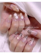 リアンド(Li&)/レオパード柄ネイル