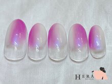 ヘラー 渋谷(HERA)/ニュアンス　塗りかけ　ピンク