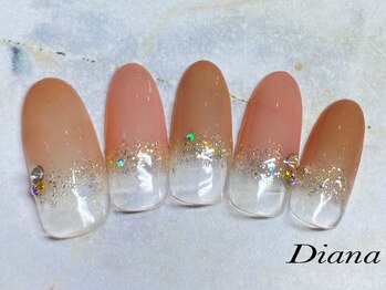 ディアナ ひたちなか高場店(DIANA)/定額ネイル 6600円 B‐013