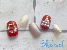 ネイルアンドまつげエクステ ブルーリーフ 四谷三丁目店(Blue Reef)/クリスマスネイル