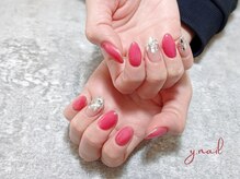 ワイネイル(Y.nail)/ピンクとラメグラ