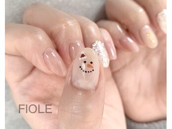 フィオル(FIOLE)/クリスマスネイル