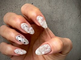 春ネイル！パールニュアンス☆