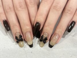 大人ガーリーネイル