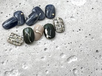 テテ 阿倍野店(tete)の写真/【ニュアンスデザインコース(オフ込)¥6300】お洒落&みんなの目を引く貴女だけのデザインに!サンプルも豊富!