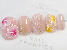 ネイルフロンティア 吉祥寺(NAIL FRONTIER)/Fハイビスカスマーメイド11980円