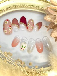 お正月ネイル