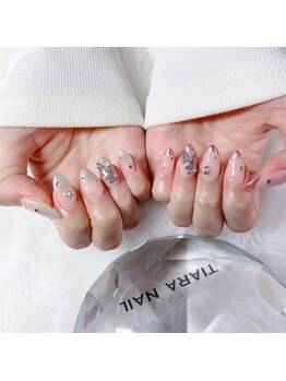 ティアラネイル(TIARA NAIL)/ジェルアートつけ放題¥9000