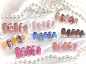 ボガスティーズネイル(Vogusty's nail)/カラー選べる【チェックネイル】