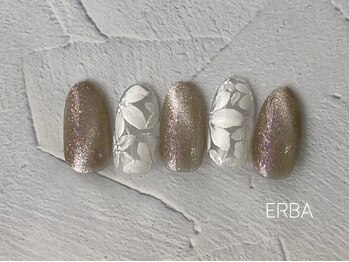 エルバ 目黒不動前(ERBA)/マグネット×フラワーネイル♪