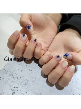 グラムスラム 福島店(GLAMSLAM)/星ネイル♪