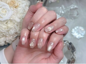 エンジェルガーデンネイル 池袋店(Angelgarden nail)/マグネットカラー透け