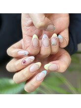 ナンバーテン(ct.No.10)/nail design by Fuzuki.