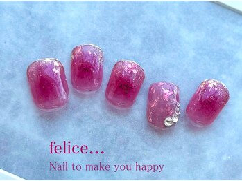 ネイルサロン フェリーチェ(felice)/【定額ネイル】¥7980