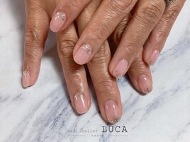 W-301 大人ラメホログラデネイル