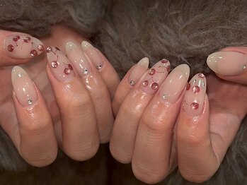 ジェミーネイル シンジュク(Jemiy nail shinjuku)/【Airi】マグさくらんぼ¥8200