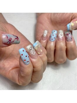 ニュアンス×春ネイル