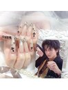 超特急ハルくんベージュネイル♪