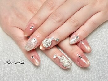 ミレイネイル(Mirei nails)の写真/イベントや特別な日にもおすすめ♪豊富なパーツとカラーで、上品から可愛いまで理想のデザインを叶えます★
