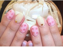 ネイルズ ララ(nails Lala)/ハートホログラム。