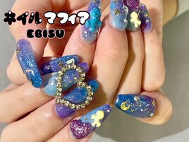 宇宙みたいなキラキラ