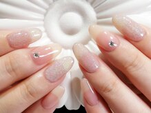 ルームヘアネイル 曙橋店(Room hair nail)/ワンカラーにマグネットネイル