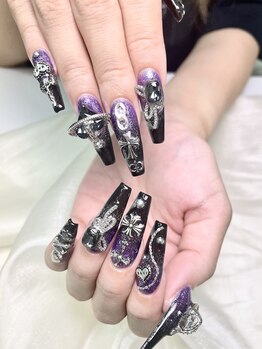 アヤメネイル/長さ出しロング長さつけ放題