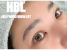 【レディース】眉毛パーマ『HBL』ワックス脱毛付+パリジェンヌ