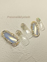 プレス ネイルアンドアイラッシュ(PRESS NAIL&EYELASH)/【ハンド】定額※オフ込￥12800
