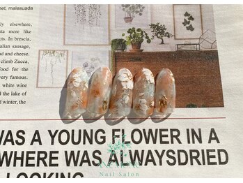 アンティーク風アートネイル☆