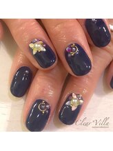 ネイルサロンクリアヴィラ(nail salon clear villa)/ストーンフラワー