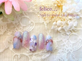ネイルサロン フェリーチェ(felice)/【定額ネイル】¥7980