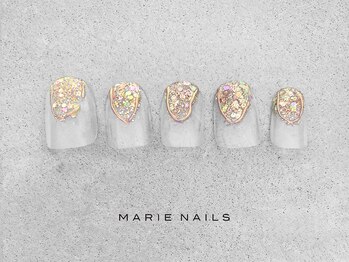 マリー ネイルズ いわきラトブ店(MARIE NAILS)/定額6600円税込 フット 0721a
