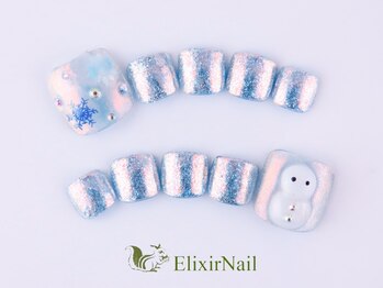 エリクサーネイル 池袋(Elixir Nail)/フット やり放題/クーポン使用