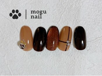 モグネイル(Mogunail)/バレンタインネイル/冬ネイル